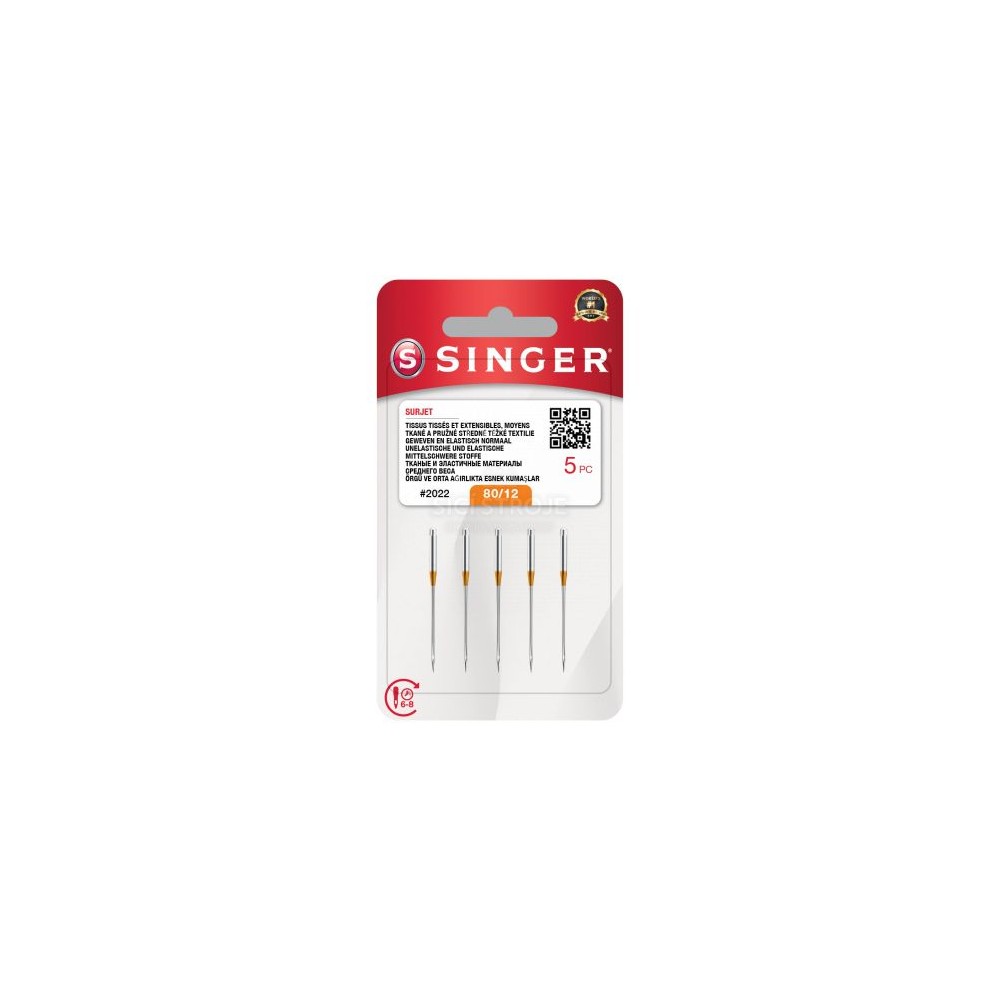 Jehly Singer 2022 - 80/12 - 5 ks - Overlock (ELx705)