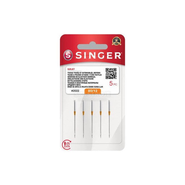 Jehly Singer 2022 - 80/12 - 5 ks - Overlock (ELx705)