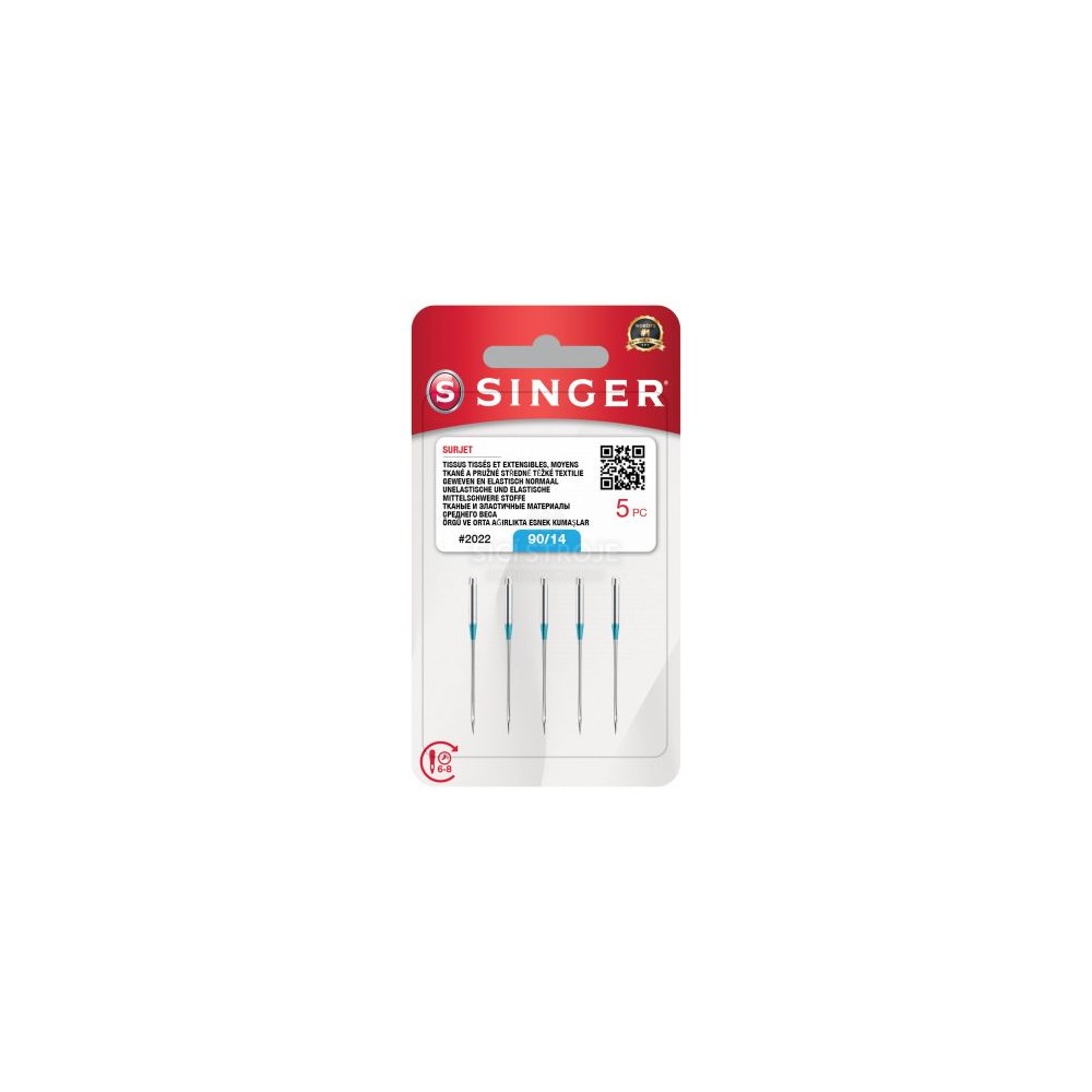 Jehly Singer 2022 - 90/14 - 5 ks - Overlock (ELx705)